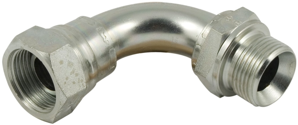 BSP si METRIC Filet exterior/Filet interior 90° ADAPTATOR Filet - F 1/ 33 mm 80853