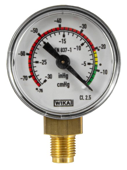 Vacuometru cu conexiune inferioară 80889