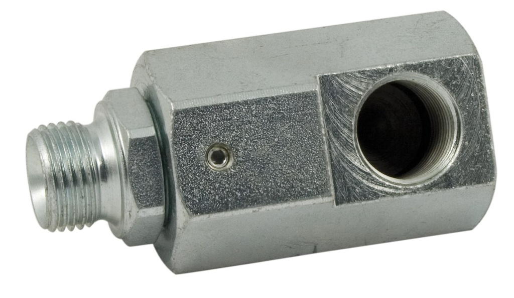 Filet Racord ROTORAT 90° - A 1/4" Gaz 61 mm 81755