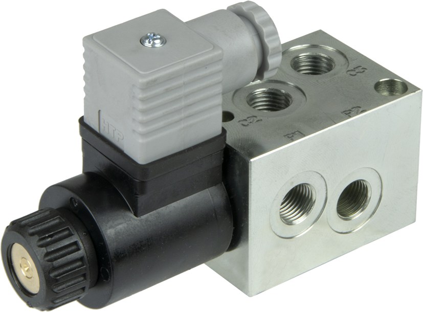 Electric Distribuitor Supapa 6 ways series VS120 Racord 1/4" Gas Volta 25 l/min 82020