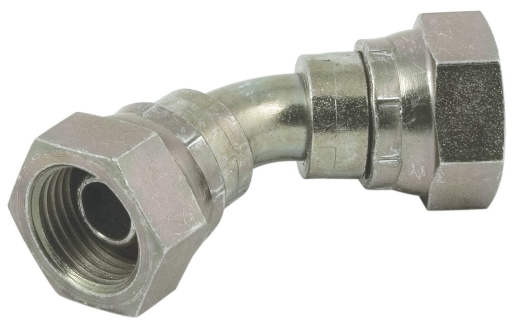Filet interior/Filet interior 45° ADAPTATOR Filet - F 1/4" Gaz 42,9 mm 82072