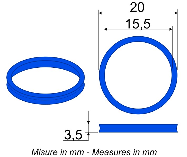 Garnitura pentru COUPLERS 1/2" Size 1/2" Gas 82986