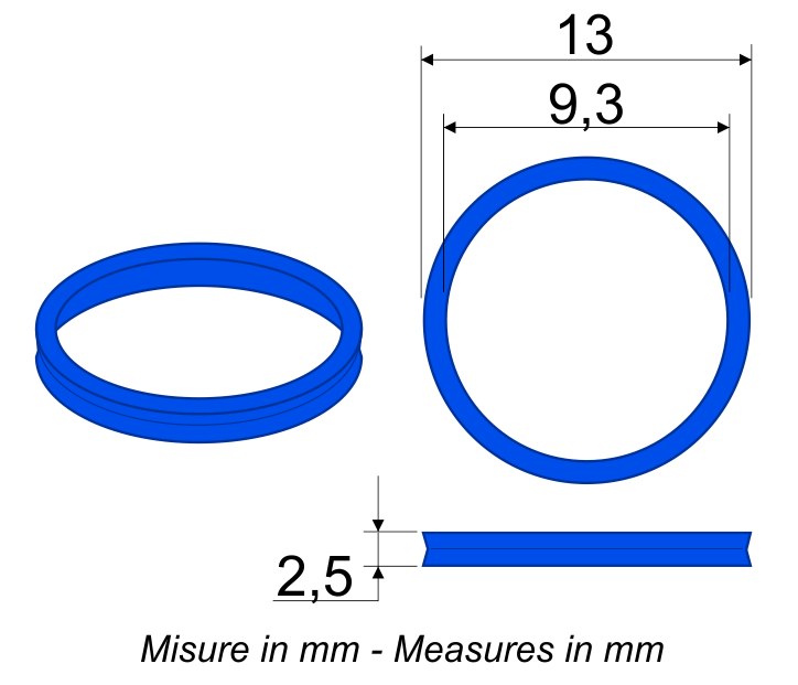 Garnitura pentru COUPLERS 1/4" Size 1/4" Gas 83650