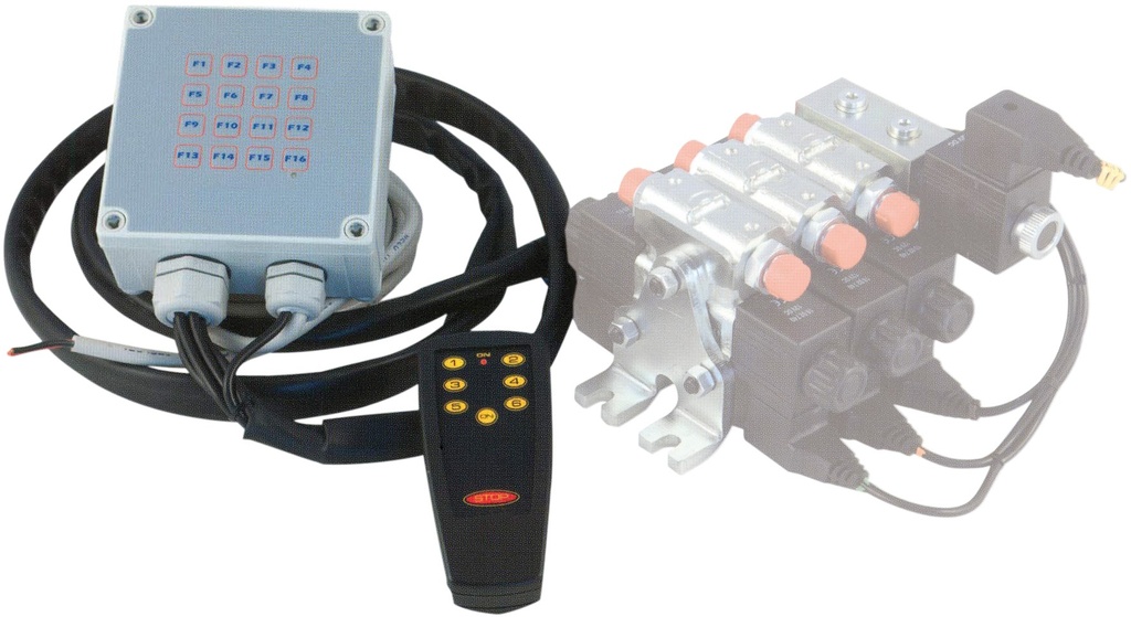 Radio control kit pentru solenoid Supape Sections 3 2.5 m 83852