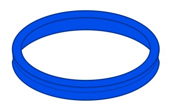 Garnitura pentru Filet exterior Racord Size 3/8" Gas 83990