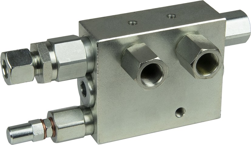 plug cu supapă de înclinare 80/100 inox 84113