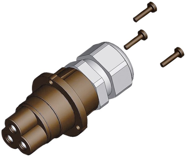 presa electrica 3 poli maschio 84243