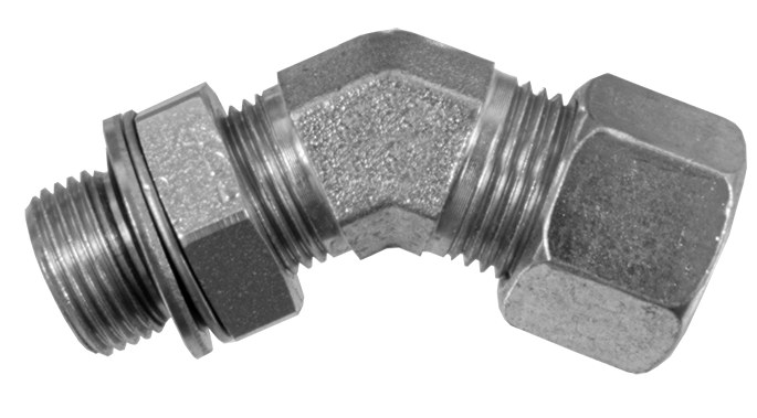Racord pivotant 45° Teava diametru 12 mm Racord 3/8" Gaz 84400