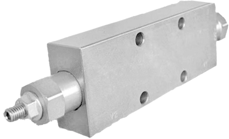 Flangeable double-acting overcenter Supapa pentru descent control 60 l/min 84406