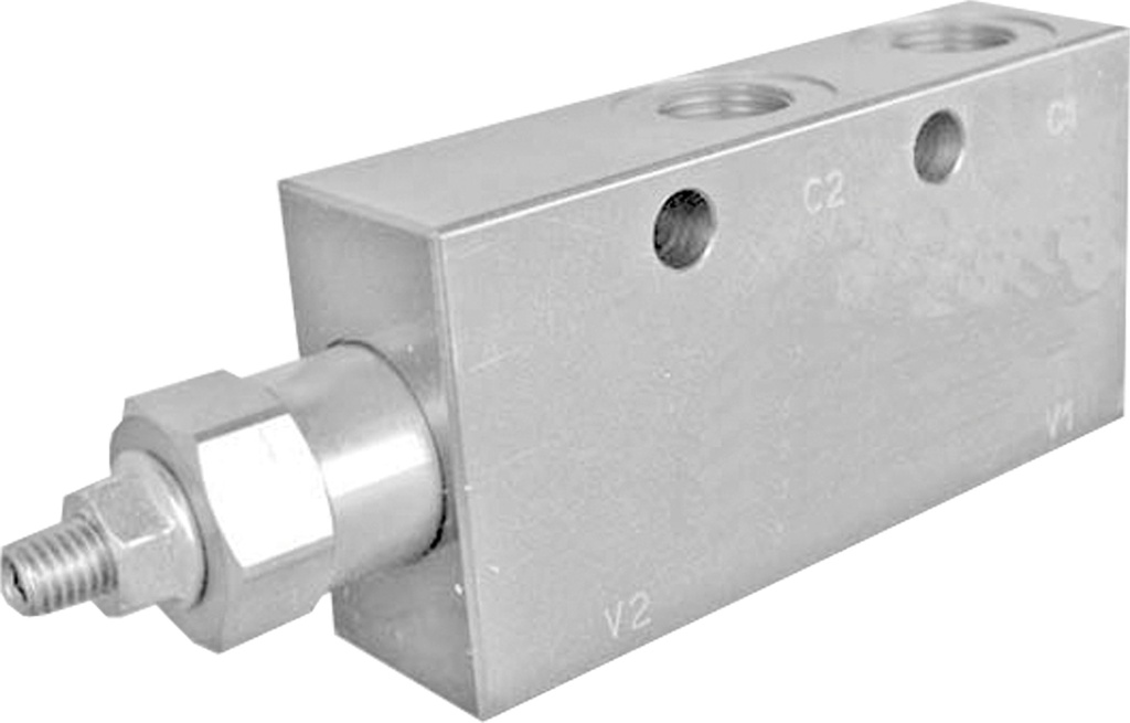 In-line single-acting overcenter Supapa pentru descent control 60 l/min 84410