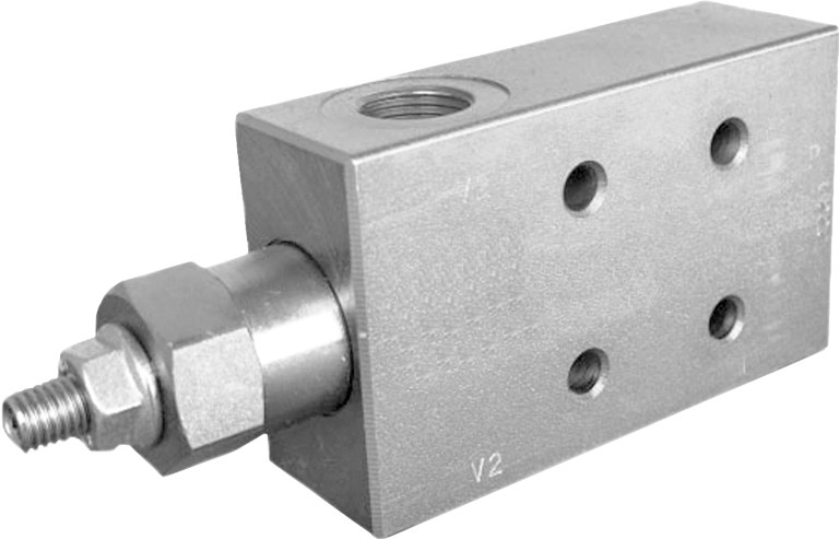 Flangeable single acting overcenter Supapa pentru descent control 60 l/min 84412