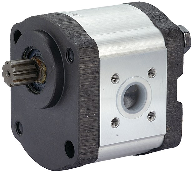 Pompă cu angrenaje GRUP 2 Cilindrată 8 cm³ Ax 17x14 - Z.9 Rotație Stân 93.3 mm 84664