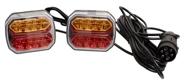 Kit de lumină LED Spate - 4 funcții atașare magnet 95125