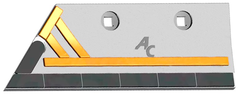 Punct de curățare stânga LEMKEN 270x100x12 275 mm 98362