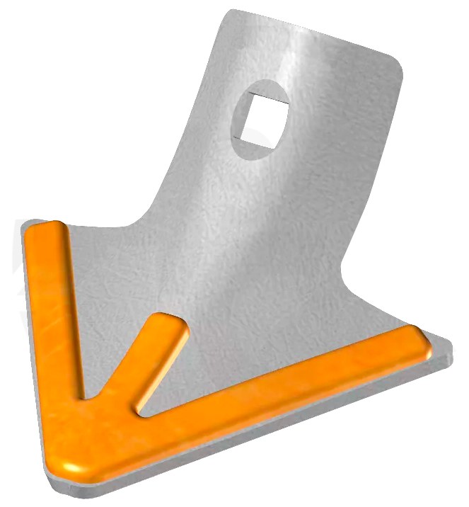 Duckfoot point universal 105x4 120 mm 98374