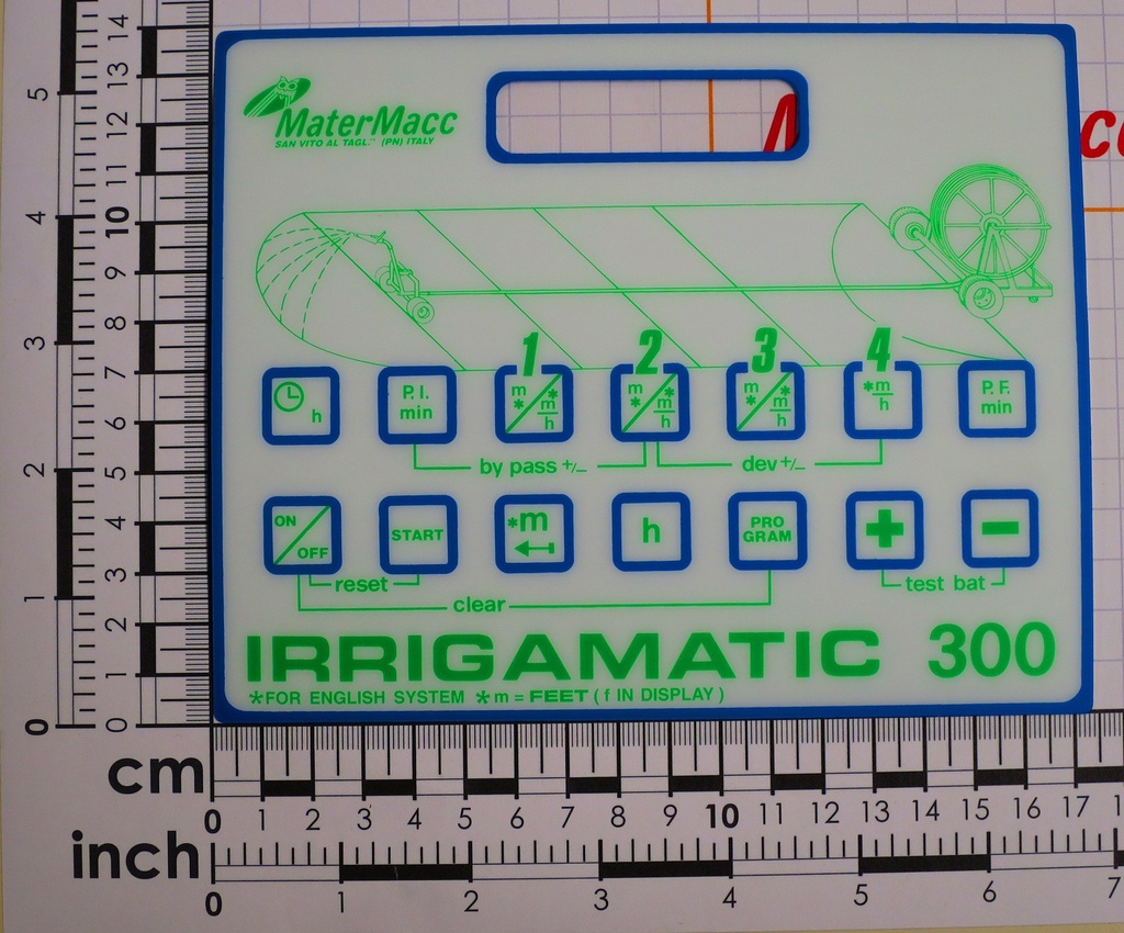 tastatură IRRIGAMATIC 300 IR54902019