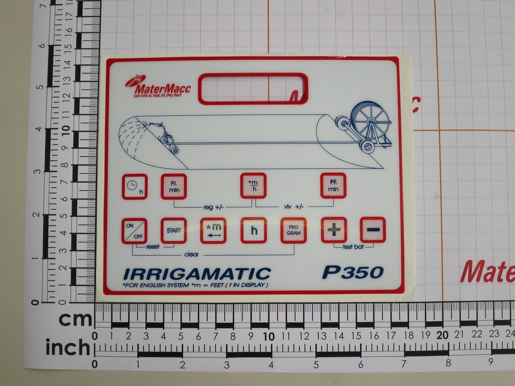 tastatură IRRIGAMATIC P350 IR54902071