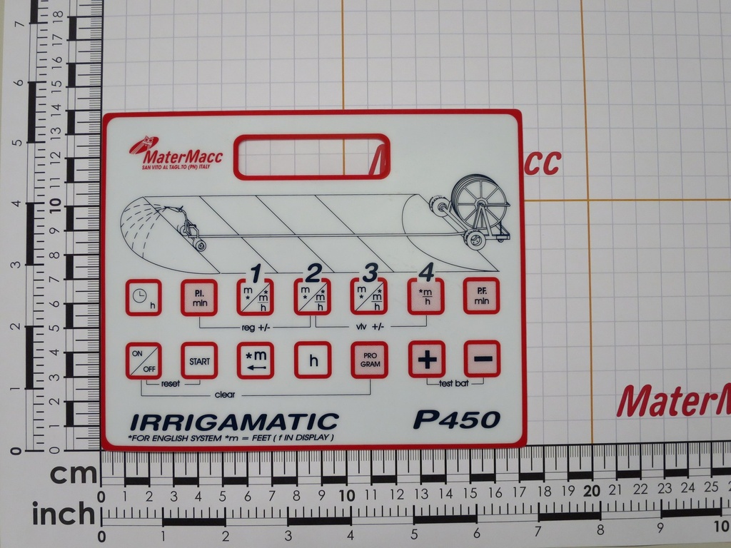 tastatură IRRIMATIC P450 IR54902072
