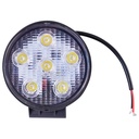 Lampa 6 LED-uri 10-30V 18W unghi radiere 30 de grade tip spot 118x118x35mm 6000K IP67