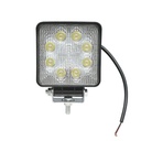 Lampa 8 LED-uri 10-60V 24W unghi radiere 30 de grade tip spot 107x107x51mm 6000K IP67