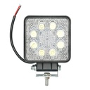 Lampa cu 8 LED-uri 10-60V 24W - unghi radiere 60 de grade tip flood