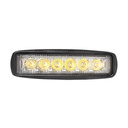Lampa tip bara cu 6 LED-uri 10-60V 18W unghi radiere 30 de grade tip spot 160x43x42mm