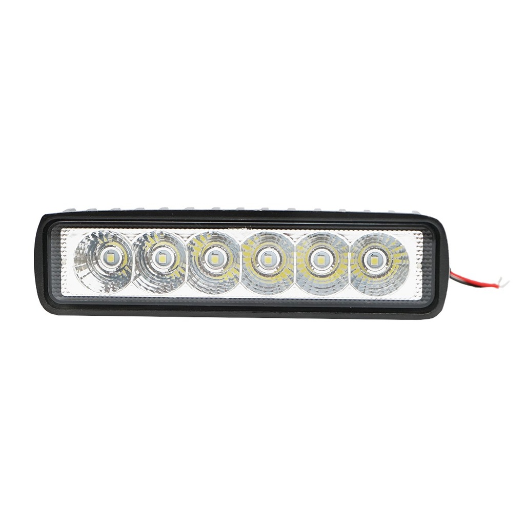 Lampa tip bara cu 6 LED-uri 10-60V 18W unghi radiere 60 de grade tip flood 160x43x42mm