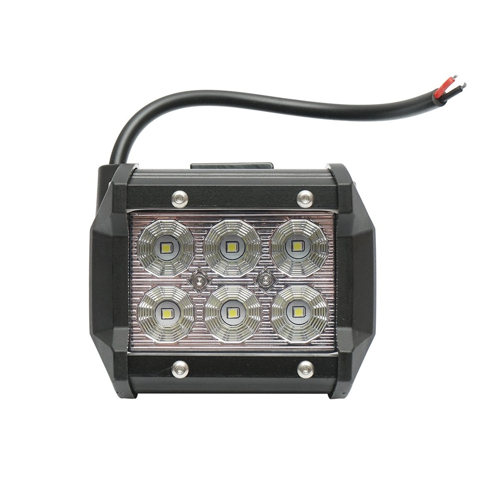 Lampa cu 6 LED-uri 10-30V 18W unghi radiere 60 de grade tip flood