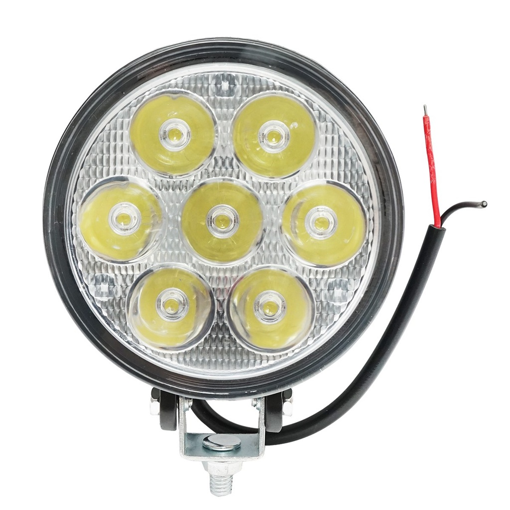 Lampa cu 7 LED-uri 10-30V 21W unghi radiere 30 de grade tip spot 110x110x60mm IP67 6000K