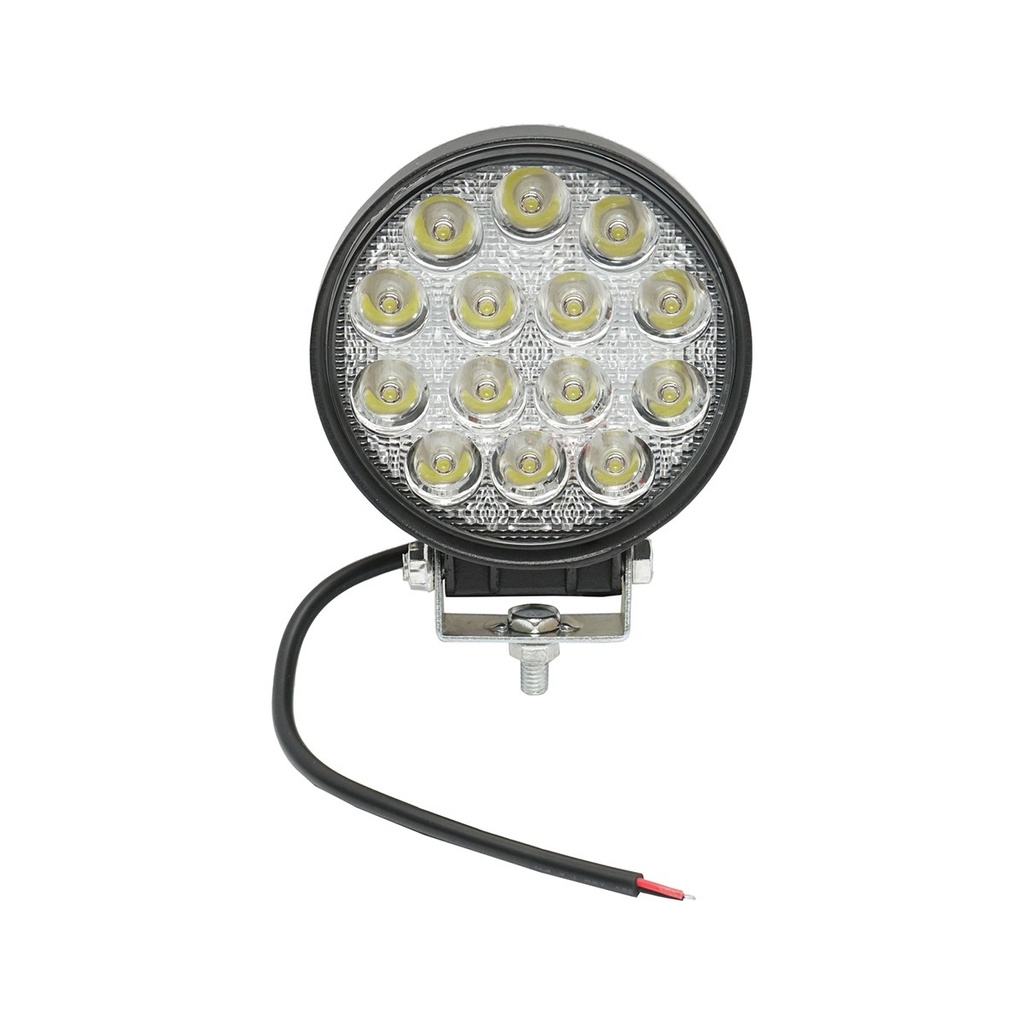 Lampa cu 14 LED-uri 10-30V 42W unghi radiere 30 de grade tip spot 114x114x61mm