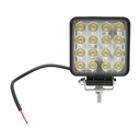 Lampa cu 16 LED-uri 10-60V 48W unghi radiere 60 de grade tip flood 108x108x57mm