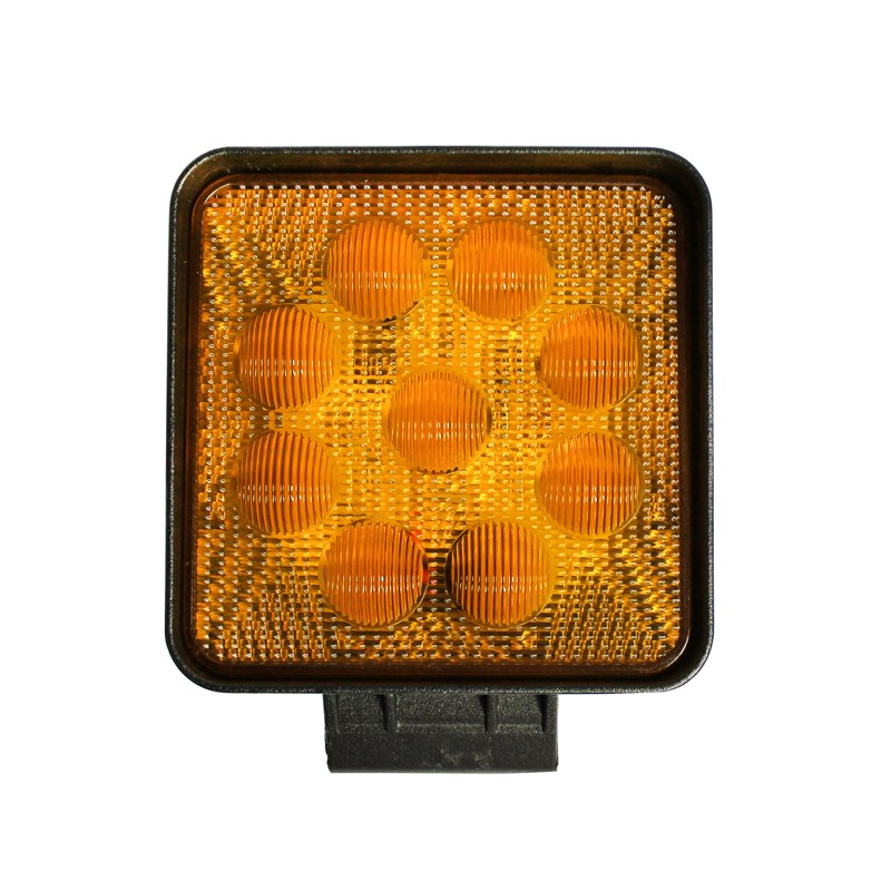 Lampa ceata cu 9 LED-uri 10-30V 27W unghi radiere 60 de grade tip flood