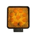 Lampa ceata cu 9 LED-uri 10-30V 27W unghi radiere 60 de grade tip flood
