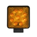 Lampa ceata cu 9 LED-uri 10-30V 27W unghi radiere 30 de grade tip spot