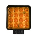 Lampa ceata cu 16 LED-uri 10-30V 48W unghi radiere 30 de grade tip spot