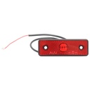 Lampa laterala de gabarit rosie 24V cu LED