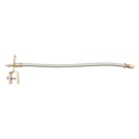 Prelungitor valva roata cu protectie metalica si clips cu surub 50/400mm