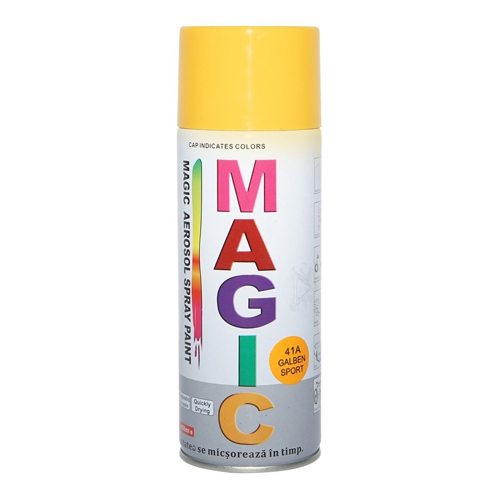 Spray vopsea Magic galben sport 41A 400 ml