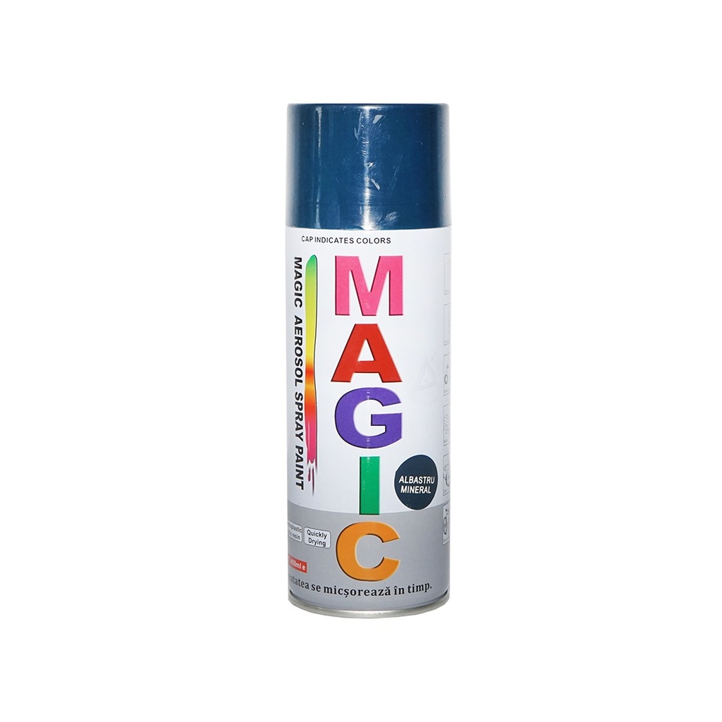 Spray vopsea Magic albastru mineral RNF 450 ml
