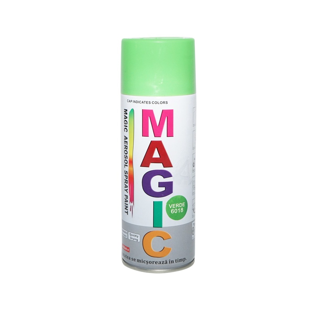 Spray vopsea Magic verde 6018 450 ml