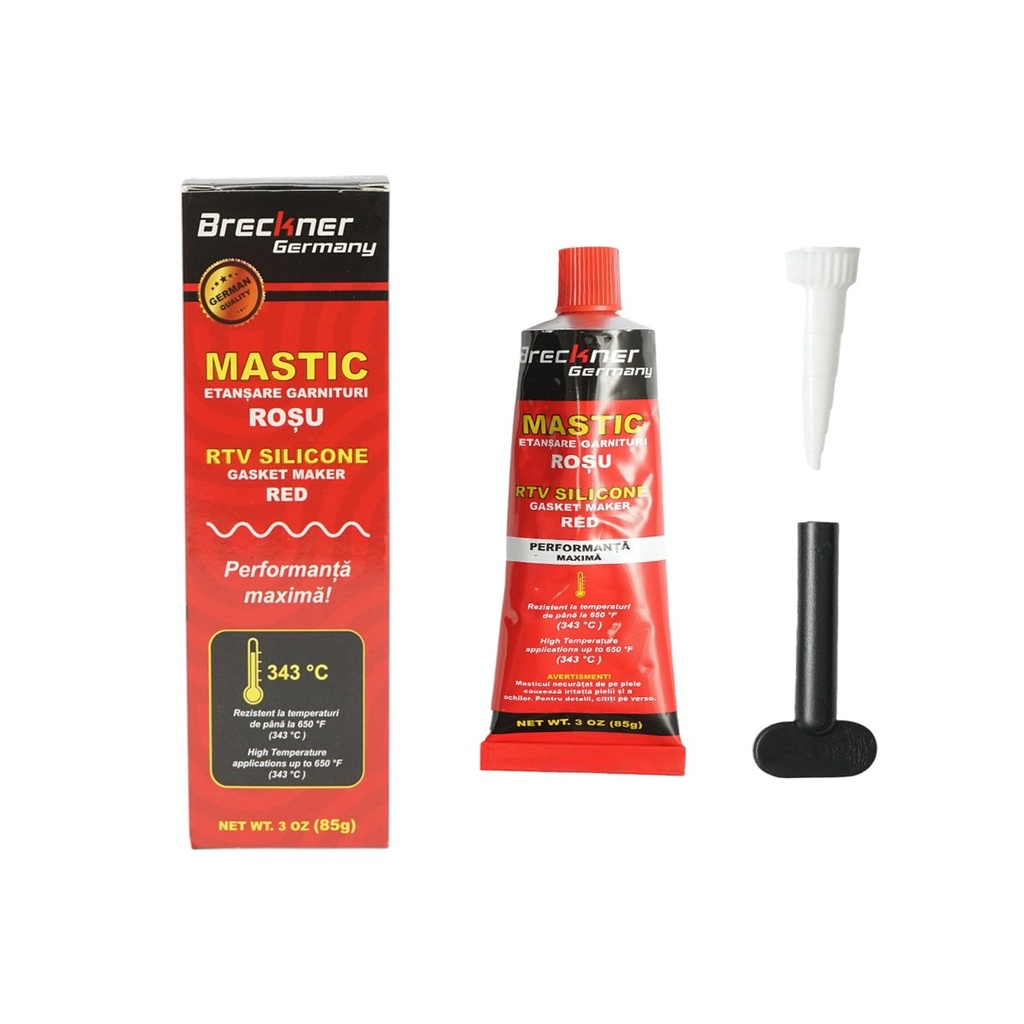 Silicon etansare garnituri rosu 85g temp. inalte 343 grade