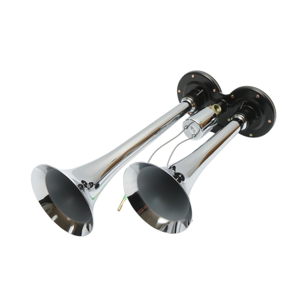 Claxon 2 trompete 12/24V pentru compresor aer