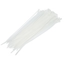 Faseta, colier plastic alb 4.8x290mm 100 buc/set