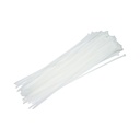 Faseta colier plastic alb 4.7x350mm pentru prindere capace roti auto 100 buc/set Longroad