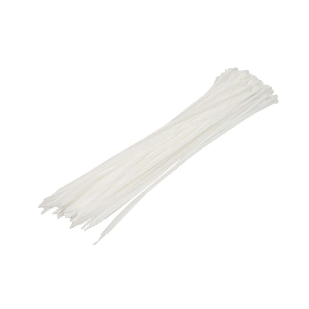 Faseta colier plastic alb 3.6x290mm 100 buc/set