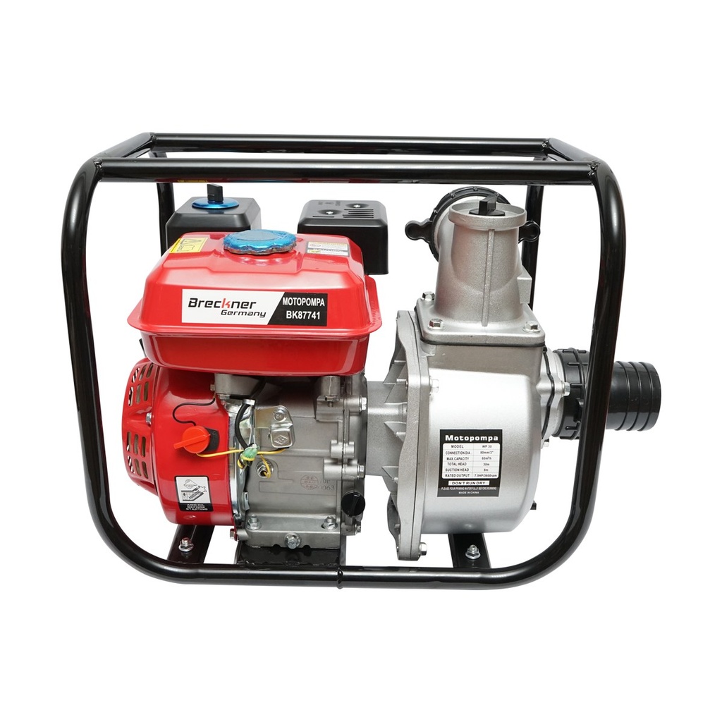 Motopompa WP30 motor tip HONDA 7.5 CP, 3 toli, debit max. 60m3/h adancime max. 8m. Inaltime max. 30m