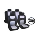 Set huse scaune universale negru gri