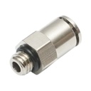 Mufa rapida dreapta metalica 6mm filet exterior M8