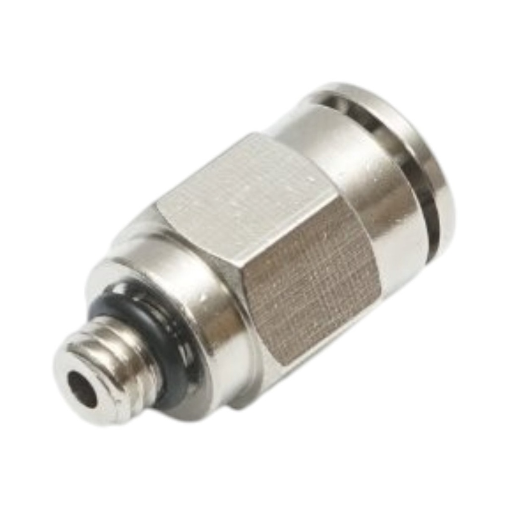 Mufa rapida dreapta metalica 6mm filet exterior M6
