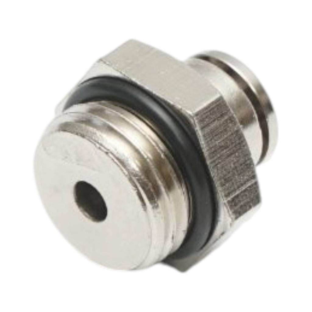 Mufa rapida dreapta metalica 6mm filet exterior M16